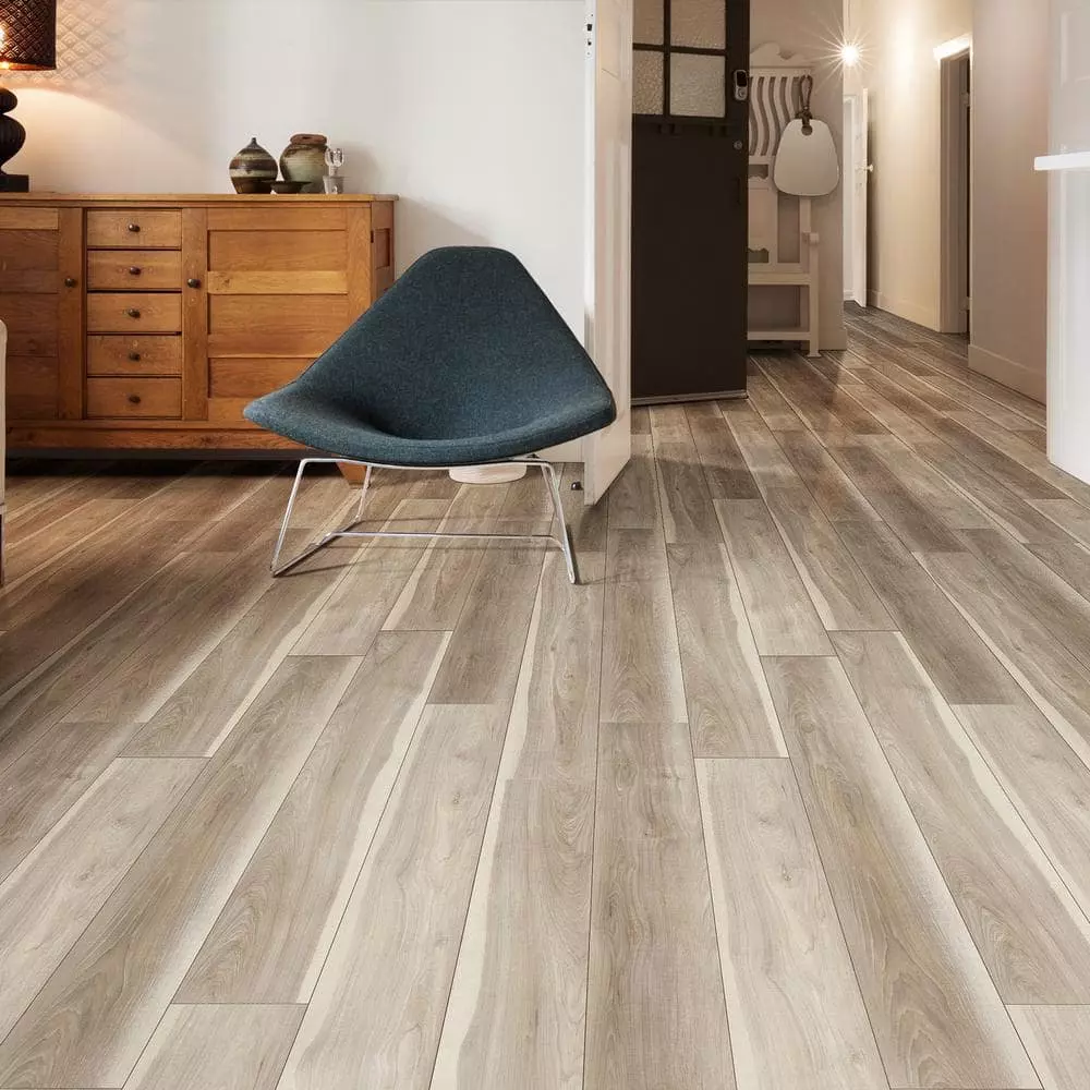 Piedmont Albemarle Ash 7.13 in. W x 48.03 in. L Rigid Core Flooring Luxury Vinyl Plank (55 cases/1307.35 sq. ft./pallet) by A&A Surfaces 4 Piedmont Albemarle Ash 7.13 in. W x 48.03 in. L Rigid Core Flooring Luxury Vinyl Plank (55 cases/1307.35 sq. ft./pallet) by A&A Surfaces - Image 2