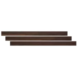Antique Mahogany 0.75 in. T x 1.77 in. W x 94 in. L Luxury Vinyl Stair Nose Molding by A&A Surfaces -Abani Sales antique mahogany a a surfaces vinyl trim lvr6520 0017 sn 66 1000