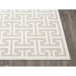 Arto Beige 5 ft. 3 in. x 7 ft. 6 in. Abstract Polypropylene Area Rug by Abani -Abani Sales beige abani area rugs art160a 5 c3 1000