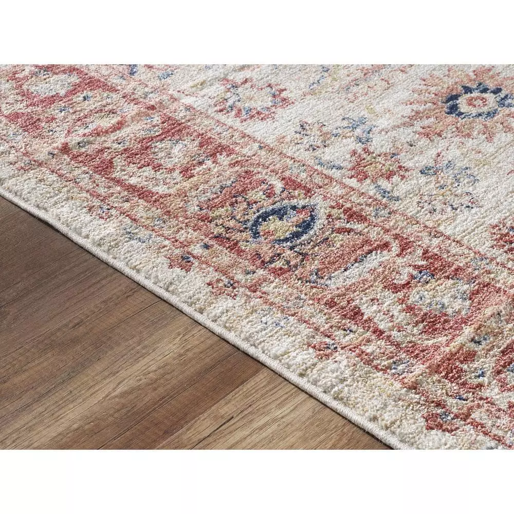 Babylon Beige 5 ft. 3 in. x 7 ft. 6 in. Oriental Polypropylene Area Rug by Abani 7 Babylon Beige 5 ft. 3 in. x 7 ft. 6 in. Oriental Polypropylene Area Rug by Abani - Image 5