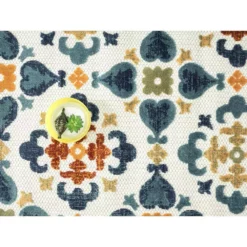 Hampton Beige 5.3 ft. x 7.6 ft. Abstract Polypropylene Area Rug by Abani -Abani Sales beige abani area rugs ham130a 5 1f 1000