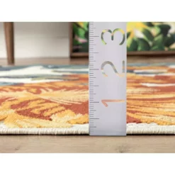 Hampton Beige 6 ft. x 9 ft. Floral Polypropylene Area Rug by Abani -Abani Sales beige abani area rugs ham170a 6 44 1000