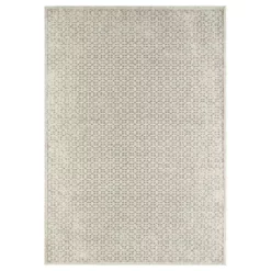 Layla Beige 5 ft. 3 in. x 7 ft. 6 in. Abstract Polypropylene Area Rug by Abani