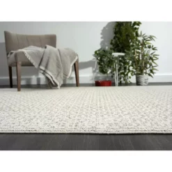 Layla Beige 5 ft. 3 in. x 7 ft. 6 in. Abstract Polypropylene Area Rug by Abani -Abani Sales beige abani area rugs lay110a 5 fa 1000