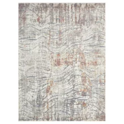 Milas Beige 7 ft. 9 in. x 10 ft. 2 in. Oriental Polypropylene Area Rug by Abani