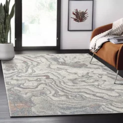 Milas Beige 6 ft. x 9 ft. Abstract Polypropylene Area Rug by Abani -Abani Sales beige abani area rugs mil190a 6 31 1000