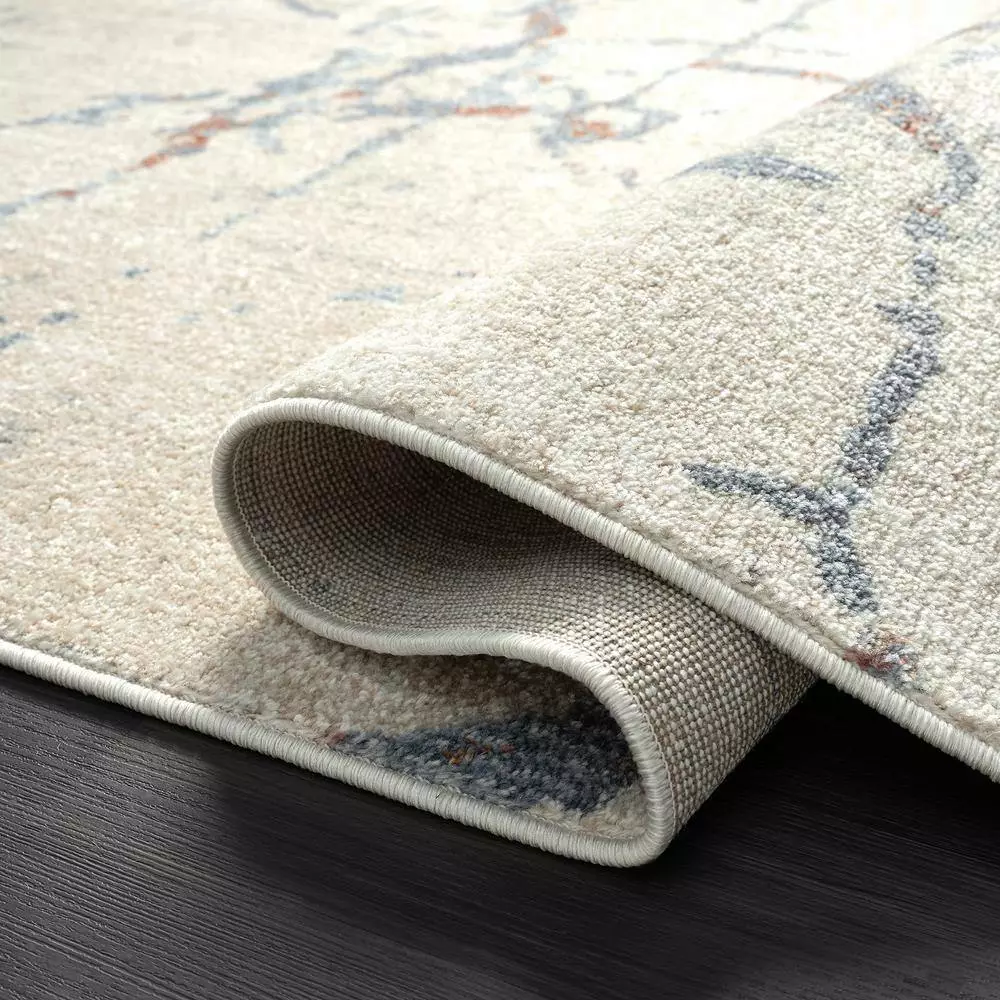 Milas Beige 5 ft. 3 ft. x 7 ft. 6 in. Abstract Polypropylene Area Rug by Abani 7 Milas Beige 5 ft. 3 ft. x 7 ft. 6 in. Abstract Polypropylene Area Rug by Abani - Image 5