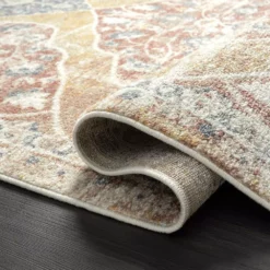 Milas Beige 6 ft. x 9 ft. Oriental Polypropylene Area Rug by Abani -Abani Sales beige abani area rugs mil210a 6 4f 1000