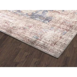 Paloma Beige 6 ft. x 9 ft. Oriental Polyester Area Rug by Abani -Abani Sales beige abani area rugs pal190a 6 4f 1000