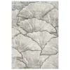 Porto Beige 3 ft. x 5 ft. Abstract Polypropylene Area Rug by Abani