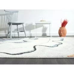 Venus Beige 4 ft. x 6 ft. Abstract Polypropylene Area Rug by Abani -Abani Sales beige abani area rugs vns100a 4 44 1000