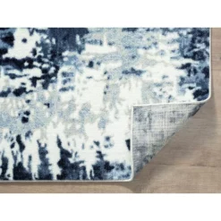 Arto Blue 6 ft. x 9 ft. Distressed Polypropylene Area Rug by Abani -Abani Sales blue abani area rugs art220a 6 fa 1000