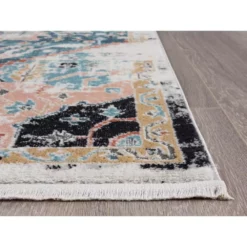 Azure Blue 6 ft. x 9 ft. Oriental Polyester Area Rug by Abani -Abani Sales blue abani area rugs azr100a 6 40 1000