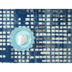 Casa Blue 4 ft. x 6 ft. Geometric Polypropylene Area Rug by Abani 14 Casa Blue 4 ft. x 6 ft. Geometric Polypropylene Area Rug by Abani -Abani Sales blue abani area rugs cas290a 4 1f 1000