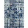 Casa Blue 4 ft. x 6 ft. Geometric Polypropylene Area Rug by Abani -Abani Sales blue abani area rugs cas290a 4 64 1000