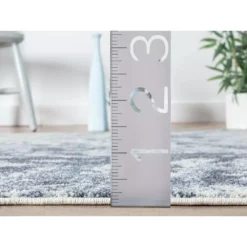 Cruz Blue 6 ft. x 9 ft. Floral Polypropylene Area Rug by Abani -Abani Sales blue abani area rugs cru150a 6 44 1000