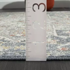 Milas Blue 6 ft. x 9 ft. Oriental Polypropylene Area Rug by Abani -Abani Sales blue abani area rugs mil130a 6 44 1000