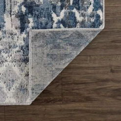 Abani Rugs MIST MIS110A Mesh Blue 7 ft. 9 in. x 10 ft. 2 in. Area Rug 14 Abani Rugs MIST MIS110A Mesh Blue 7 ft. 9 in. x 10 ft. 2 in. Area Rug -Abani Sales blue abani area rugs mis110a 8 1f 1000
