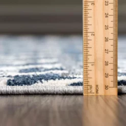 Abani Rugs MIST MIS110A Mesh Blue 7 ft. 9 in. x 10 ft. 2 in. Area Rug 16 Abani Rugs MIST MIS110A Mesh Blue 7 ft. 9 in. x 10 ft. 2 in. Area Rug -Abani Sales blue abani area rugs mis110a 8 fa 1000