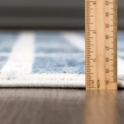 Abani Rugs MIST MIS160A 3C Box Blue 7 ft. 9 in. x 10 ft. 2 in. Rug -Abani Sales blue abani area rugs mis160a 8 fa 1000