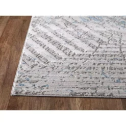 Nova Blue 5.3 ft. x 7.6 ft. Abstract Polyester Area Rug by Abani 10 Nova Blue 5.3 ft. x 7.6 ft. Abstract Polyester Area Rug by Abani -Abani Sales blue abani area rugs nov160a 5 e1 1000