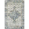 Porto Blue 4 ft. x 6 ft. Oriental Polypropylene Area Rug by Abani -Abani Sales blue abani area rugs prt160a 4 64 1000
