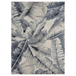 Sedona Blue 7 ft. 9 in. x 10 ft. 2 in. Abstract Polypropylene Area Rug by Abani