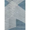 Vista Blue 4 ft. x 6 ft. Abstract Polyester Area Rug by Abani -Abani Sales blue abani area rugs vst180a 4 64 1000