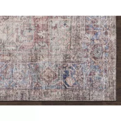 Paloma Brick 2 ft. x 10 ft. Distressed Polyester Area Rug by Abani -Abani Sales brick abani area rugs pal110a 29 40 1000