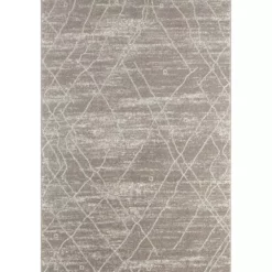 Casa Brown 6 ft. x 9 ft. Abstract Polypropylene Area Rug by Abani
