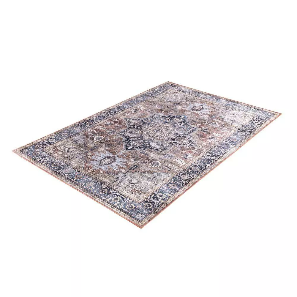 Abani Rugs Lola LOL150A Brown 7 ft. 9 in. x 10 ft. 2 in. Medallion Area Rug 6 Abani Rugs Lola LOL150A Brown 7 ft. 9 in. x 10 ft. 2 in. Medallion Area Rug - Image 4