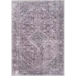 Paloma Brown 2 ft. x 5 ft. Oriental Polyester Area Rug by Abani