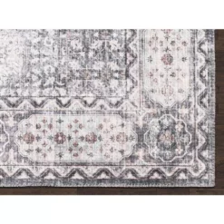 Paloma Brown 6 ft. x 9 ft. Oriental Polyester Area Rug by Abani -Abani Sales brown abani area rugs pal140a 6 40 1000