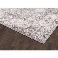 Paloma Brown 6 ft. x 9 ft. Oriental Polyester Area Rug by Abani -Abani Sales brown abani area rugs pal140a 6 4f 1000