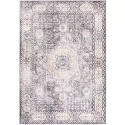 Paloma Brown 6 ft. x 9 ft. Oriental Polyester Area Rug by Abani