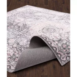 Paloma Brown 6 ft. x 9 ft. Oriental Polyester Area Rug by Abani -Abani Sales brown abani area rugs pal140a 6 c3 1000