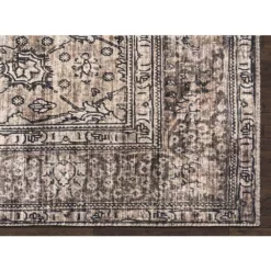 Paloma Brown 5 ft. 3 ft. x 7 ft. 6 in. Oriental Polyester Area Rug by Abani 12 Paloma Brown 5 ft. 3 ft. x 7 ft. 6 in. Oriental Polyester Area Rug by Abani -Abani Sales brown abani area rugs pal150a 5 40 1000