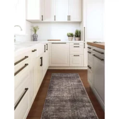 Paloma Brown 5 ft. 3 ft. x 7 ft. 6 in. Oriental Polyester Area Rug by Abani 16 Paloma Brown 5 ft. 3 ft. x 7 ft. 6 in. Oriental Polyester Area Rug by Abani -Abani Sales brown abani area rugs pal150a 5 44 1000