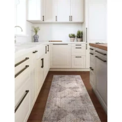 Paloma Brown 2 ft. x 5 ft. Oriental Polyester Area Rug by Abani -Abani Sales brown abani area rugs pal230a 25 44 1000