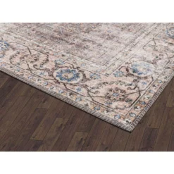 Paloma Brown 2 ft. x 5 ft. Oriental Polyester Area Rug by Abani -Abani Sales brown abani area rugs pal230a 25 4f 1000