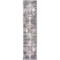 Paloma Brown 6 ft. x 9 ft. Distressed Polyester Area Rug by Abani -Abani Sales brown abani area rugs pal250a 6 1f 1000