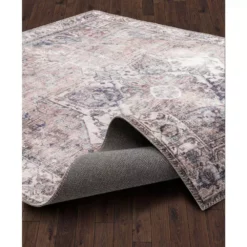 Paloma Brown 6 ft. x 9 ft. Distressed Polyester Area Rug by Abani -Abani Sales brown abani area rugs pal250a 6 c3 1000