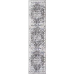 Paloma Brown 5 ft. 3 ft. x 7 ft. 6 in. Oriental Polyester Area Rug by Abani -Abani Sales brown abani area rugs pal280a 5 1f 1000