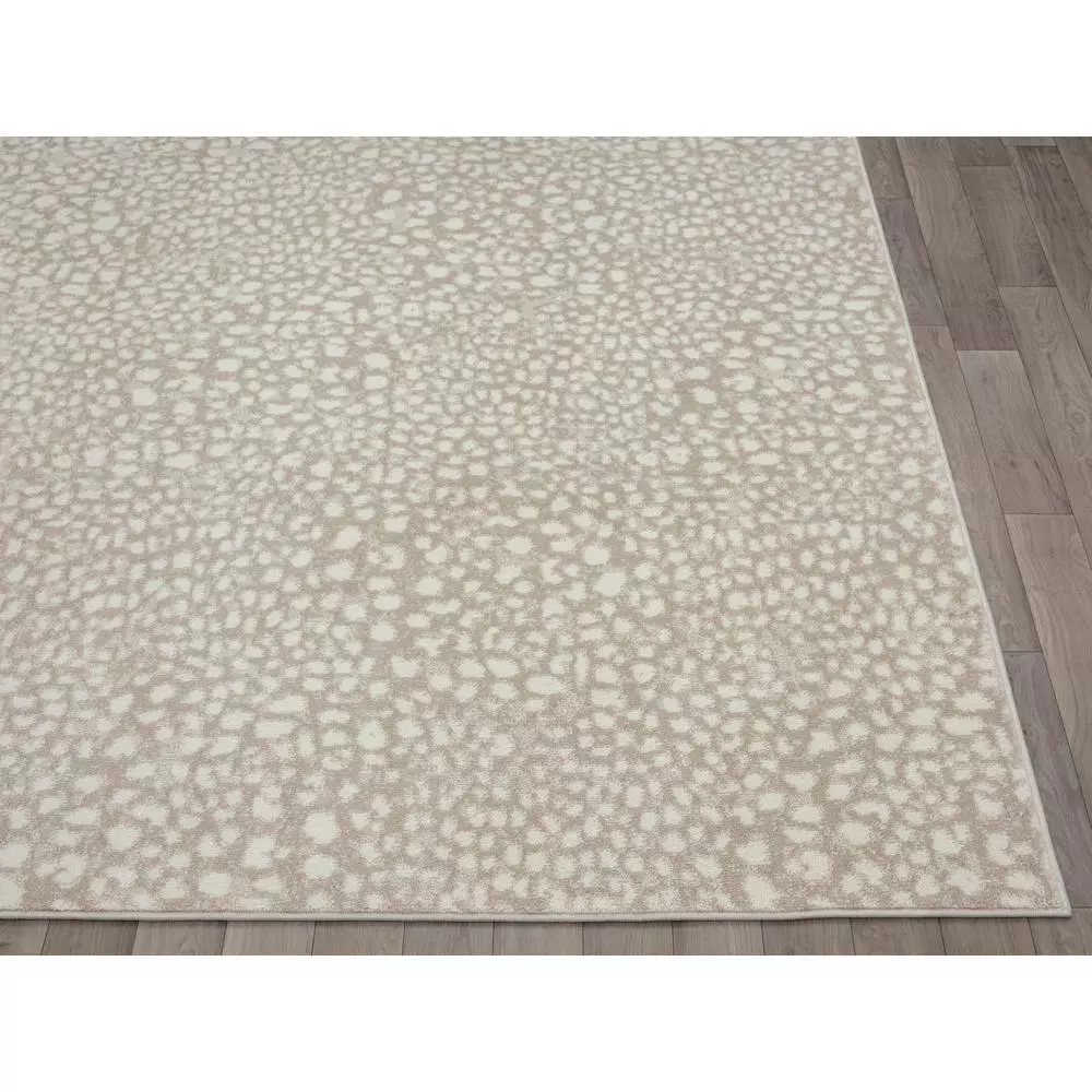 Arto Cream 6 ft. x 9 ft. Abstract Polypropylene Area Rug by Abani 6 Arto Cream 6 ft. x 9 ft. Abstract Polypropylene Area Rug by Abani - Image 4