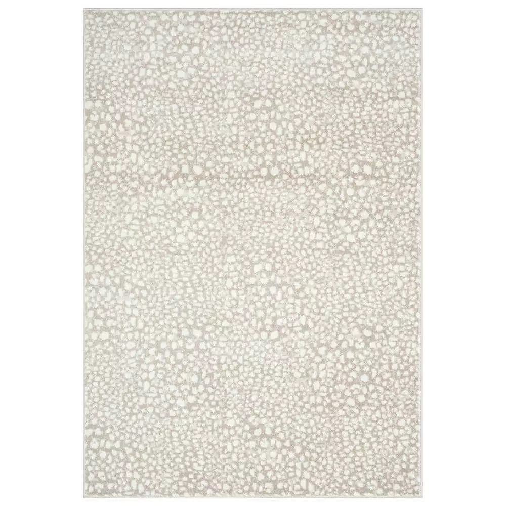 Arto Cream 6 ft. x 9 ft. Abstract Polypropylene Area Rug by Abani 3 Arto Cream 6 ft. x 9 ft. Abstract Polypropylene Area Rug by Abani