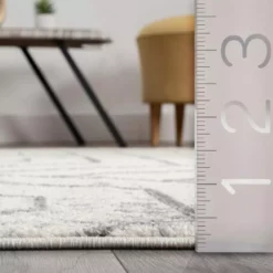 Casa Cream 7 ft. 9 in. x 10 ft. 2 in. Geometric Polypropylene Area Rug by Abani -Abani Sales cream abani area rugs cas190a 8 4f 1000