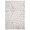 Casa Cream 7 ft. 9 in. x 10 ft. 2 in. Geometric Polypropylene Area Rug by Abani -Abani Sales cream abani area rugs cas190a 8 64 1000