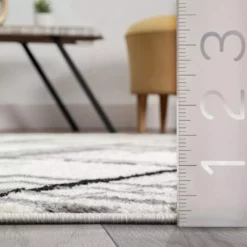 Casa Cream 7 ft. 9 in. x 10 ft. 2 in. Abstract Polypropylene Area Rug by Abani -Abani Sales cream abani area rugs cas200a 8 4f 1000