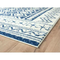 Casa Cream 4 ft. x 6 ft. Geometric Polypropylene Area Rug by Abani -Abani Sales cream abani area rugs cas220a 4 c3 1000