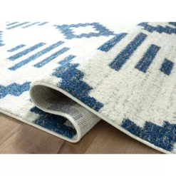Casa Cream 6 ft. x 9 ft. Geometric Polypropylene Area Rug by Abani -Abani Sales cream abani area rugs cas230a 6 4f 1000